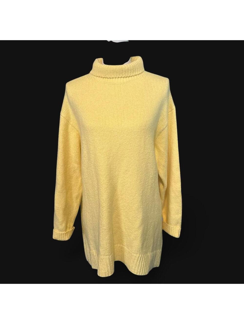 UNIQLO C Yellow Soft Knit High Neck Sweater L | 461094